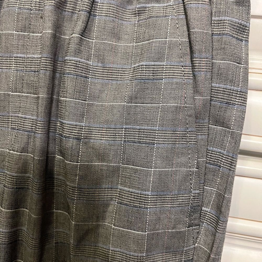 Only & Sons smart slim plaid pants in gray Sz S